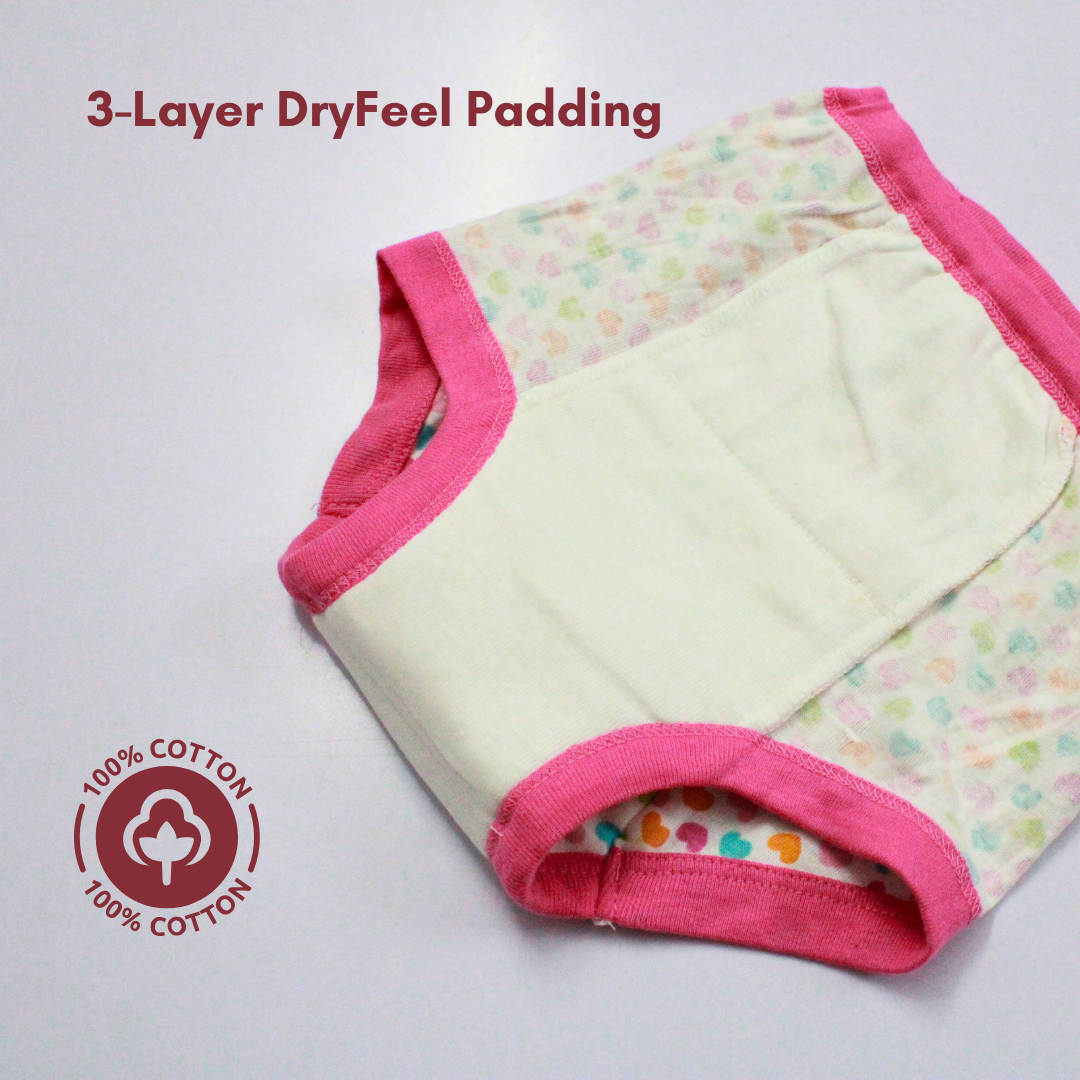 Bigmoon Baby Padded Underwear | Pack of 3