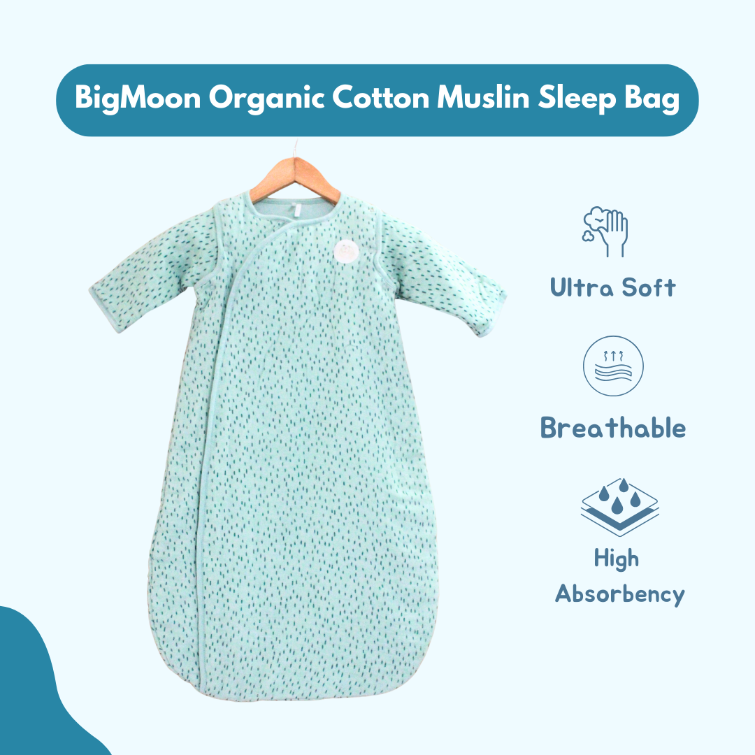 2.5 TOG 100% Cotton Sleep Sack, Floral Baby Wearable Blanket for 6-12 Month, 86x65 cm