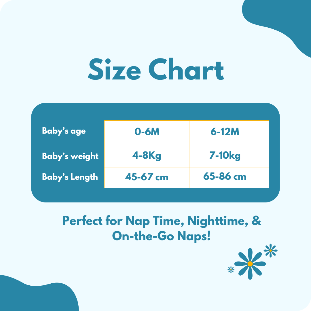 2.5 TOG 100% Cotton Sleep Sack, Floral Baby Wearable Blanket for 6-12 Month, 86x65 cm