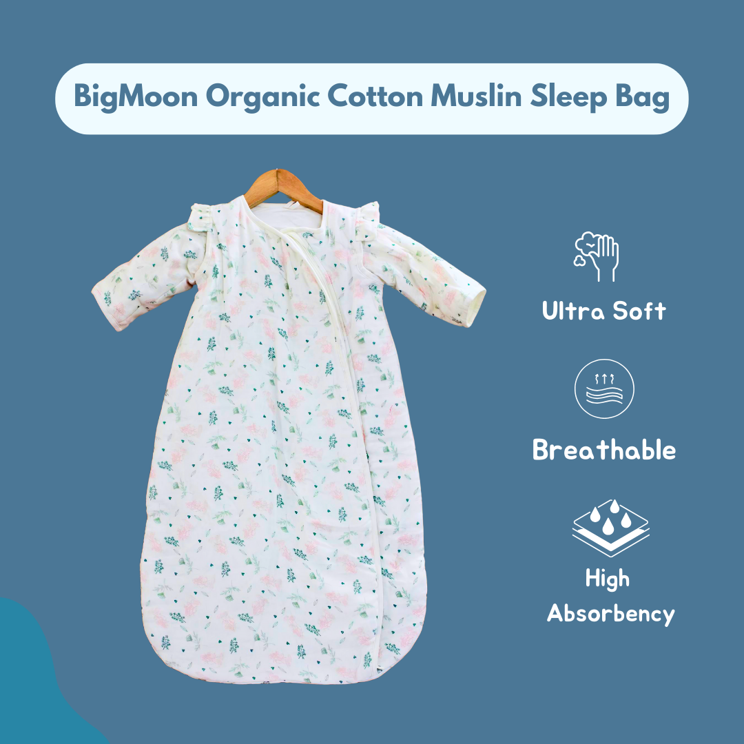 2.5 TOG 100% Cotton Baby wearable Blanket - Combo Pack of 2, 86x65 cm (Sleep Sack)