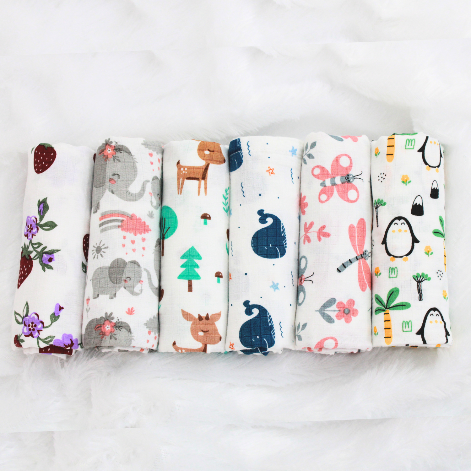 Soft & Sweet Muslin Baby Hankies