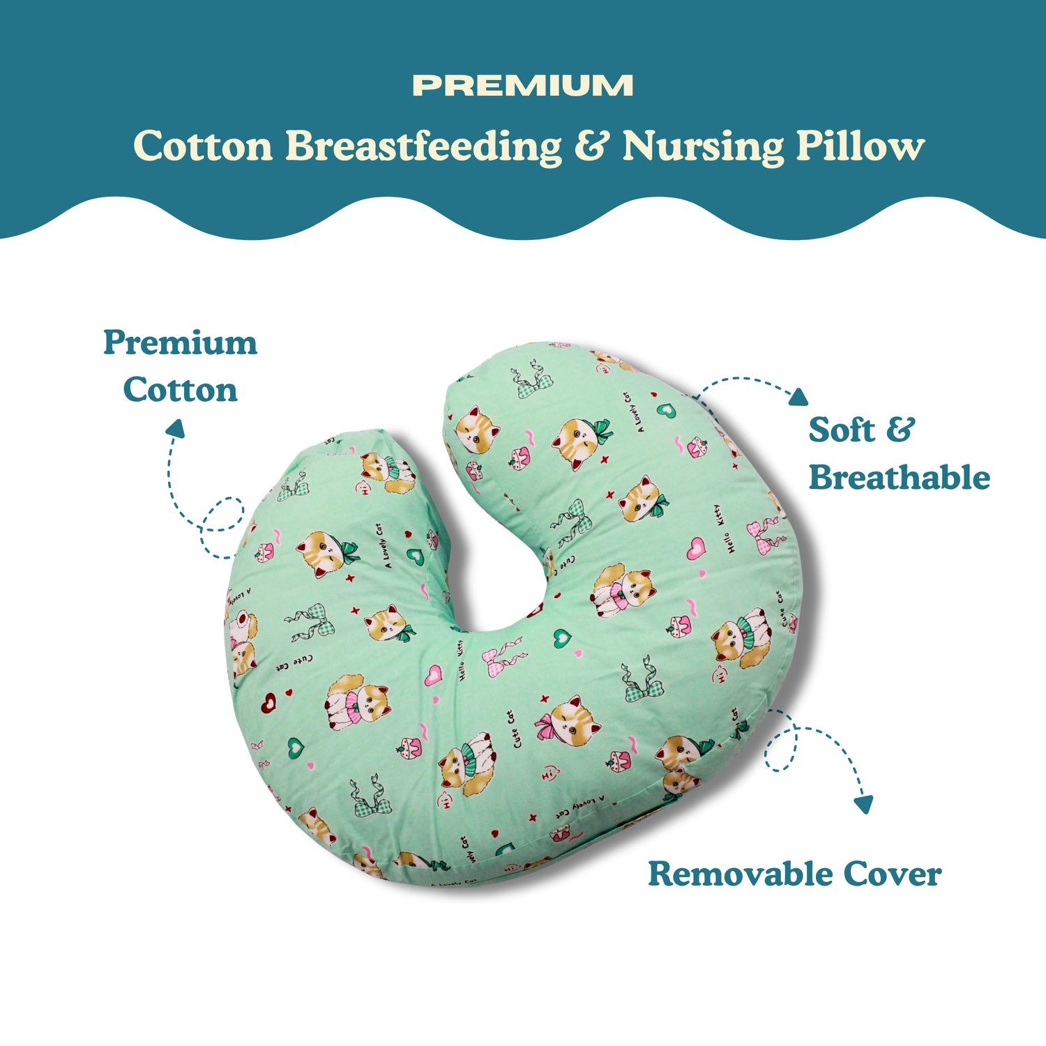 Feeding & Support Pillow for Moms & Babies