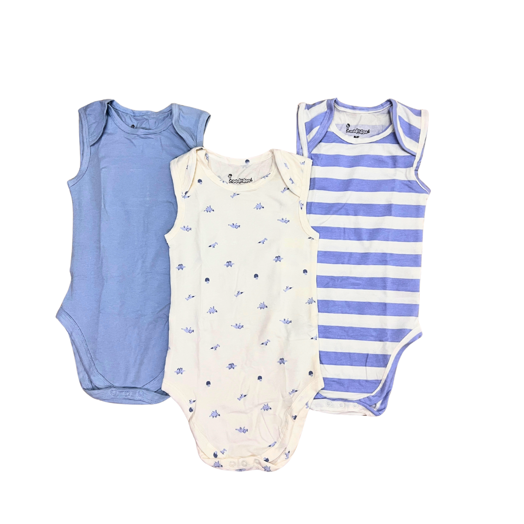 Newborn 100 % organic cotton Romper Set (Pack of 3)