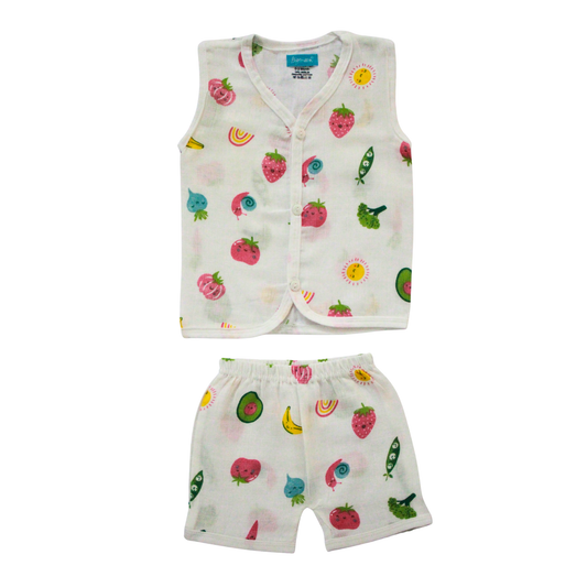 Little Harvest Muslin Trouser Set | Pack of 1 | 3-6 Month