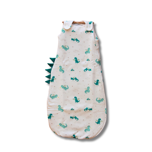 Organic Cotton Baby Sleep Sack 1.5 TOG, Pack of 1 – Dragon Adventure