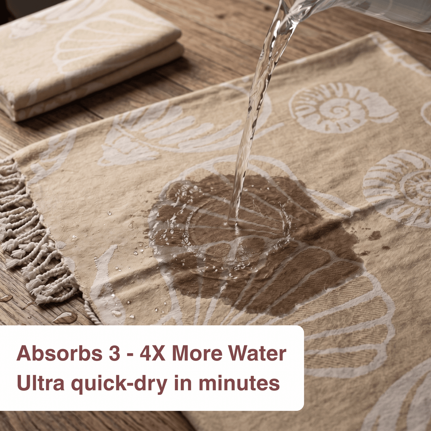 beige Bamboo Bath Towel 190 x 95 cm - 380 GSM | Pack of 1