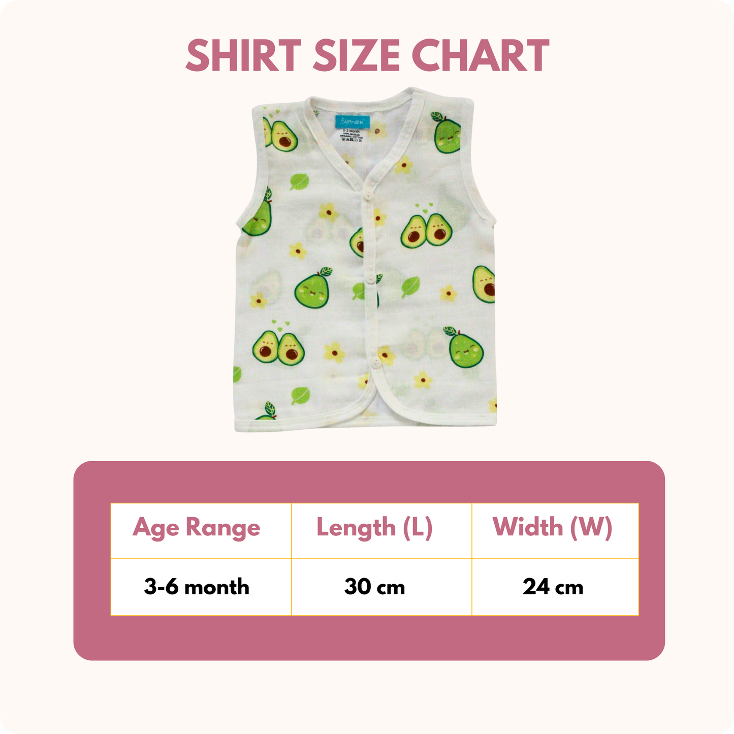 Avocado Garden Muslin Trouser Set | Pack of 1 | 3-6 Month