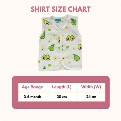Avocado Garden Muslin Trouser Set | Pack of 1 | 3-6 Month