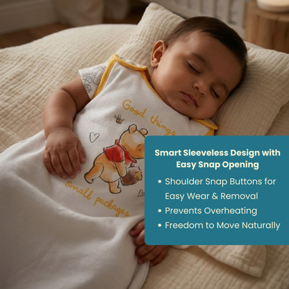 Organic Cotton Baby Sleep Sack 1.5 TOG, Pack of 1 – Teddy Honey