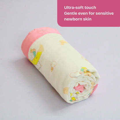 6 Layer Unicorn Dream Print Baby Blanket 110x100 cm - Pack of 1