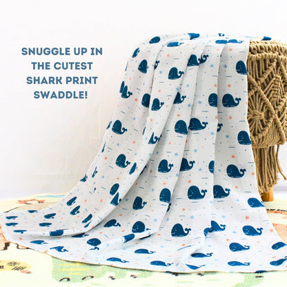 Muslin swaddle pack of 3, 100 x 100 cm