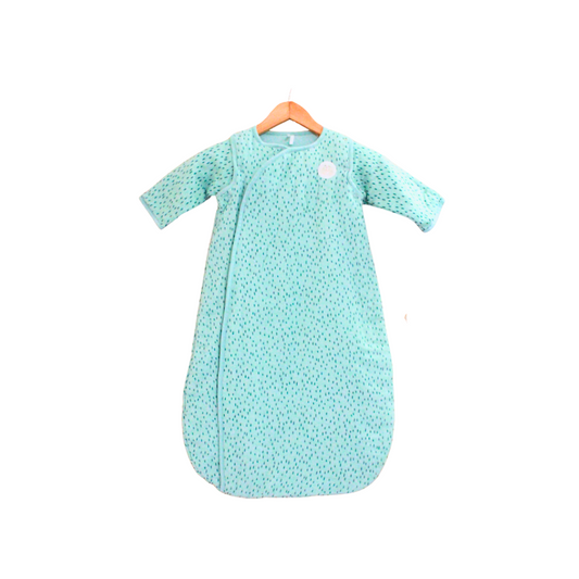 2.5 TOG 100% Cotton Sleep Sack, Floral Baby Wearable Blanket for 6-12 Month, 86x65 cm