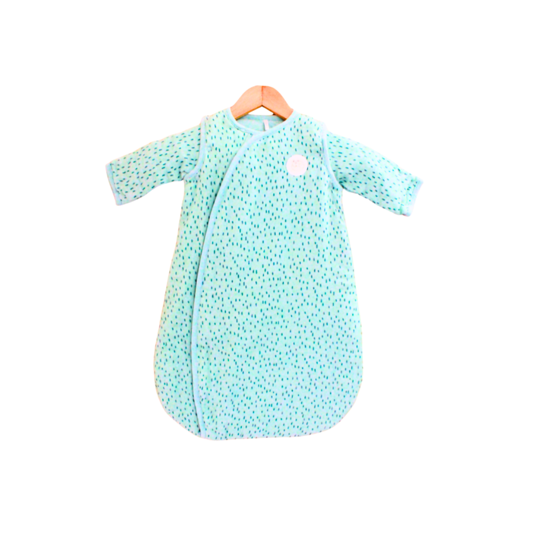 2.5 TOG 100% Cotton Sleep Sack,Baby Wearable Blanket for 0-6 Month, 45x67 cm