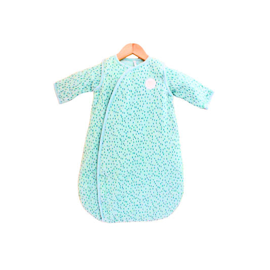 2.5 TOG 100% Cotton Sleep Sack,Baby Wearable Blanket for 0-6 Month, 45x67 cm