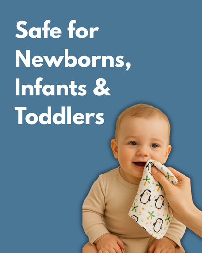 Buy 6 Organic Face Towels & Get 6 Hankies FREE