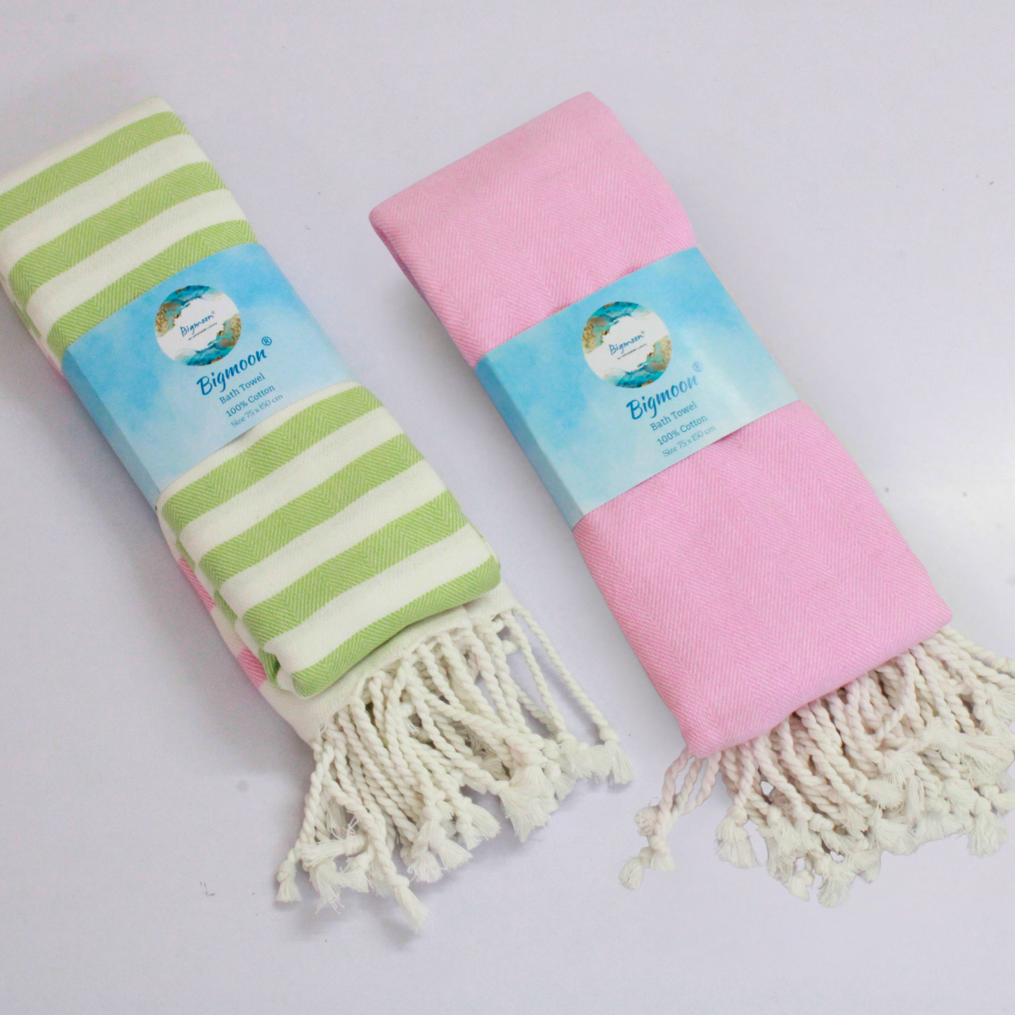 Buy 2 & Save ₹100 | Premium Cotton Bath Towel 150 x 75 cm | Pack of 2