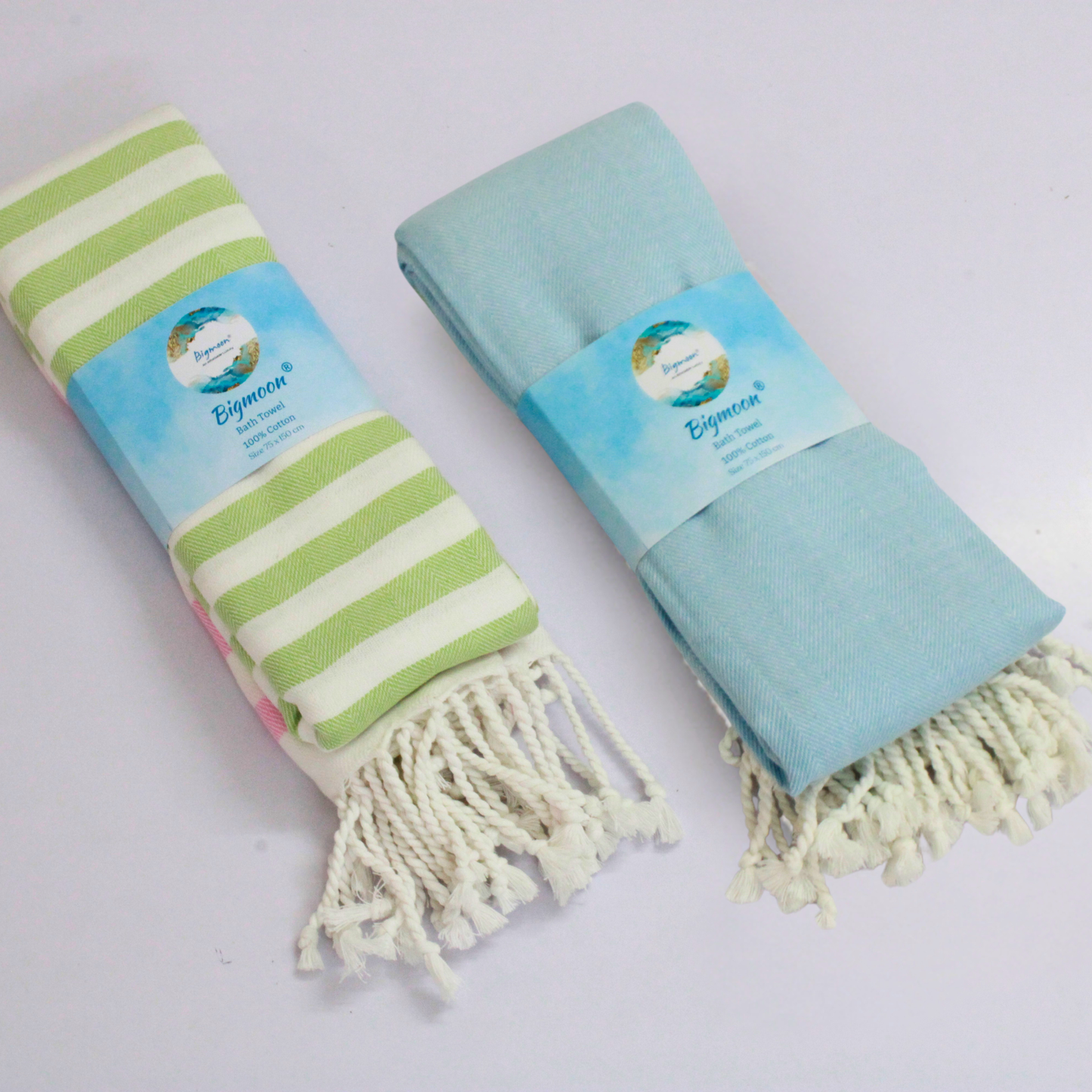 Buy 2 & Save ₹100 | Premium Cotton Bath Towel 150 x 75 cm | Pack of 2