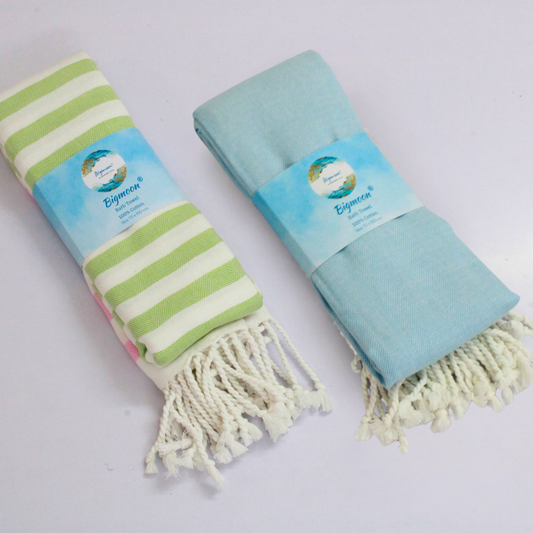 Buy 2 & Save ₹100 | Premium Cotton Bath Towel 150 x 75 cm | Pack of 2