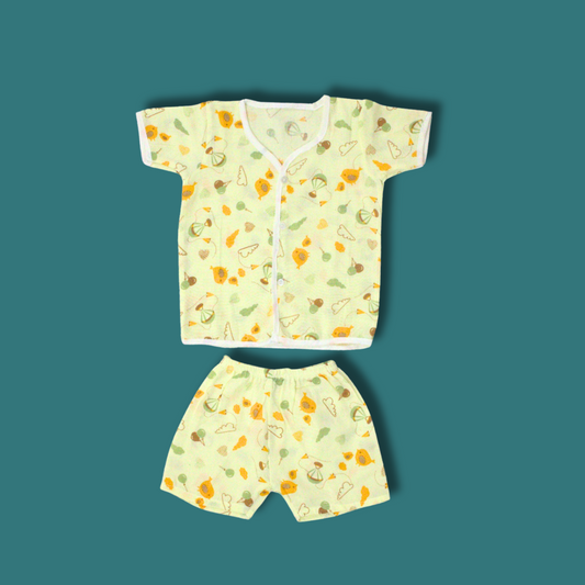 Sky Snuggles Muslin Cotton Trouser Set  – Soft Baby Wear