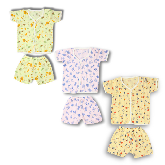 Muslin Organic Baby Trouser Set, Casual Clothing Set Pack of 3