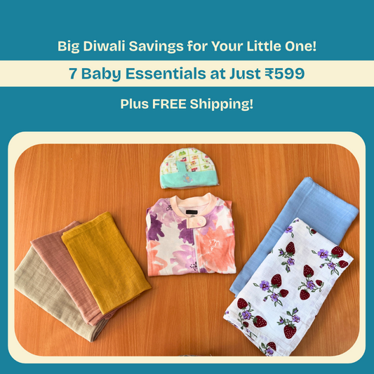 BigMoon Diwali Baby Essentials Combo – Towels & Cozy Wear | ₹599